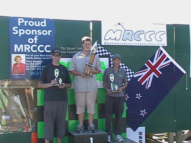On the podium when I won my first New Zealand National event